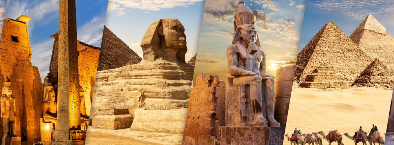 A-stunning-image-that-combines-the-architectural-wonders-of-ancient-Egypt. How Ancient Egyptians Built the Pyramids