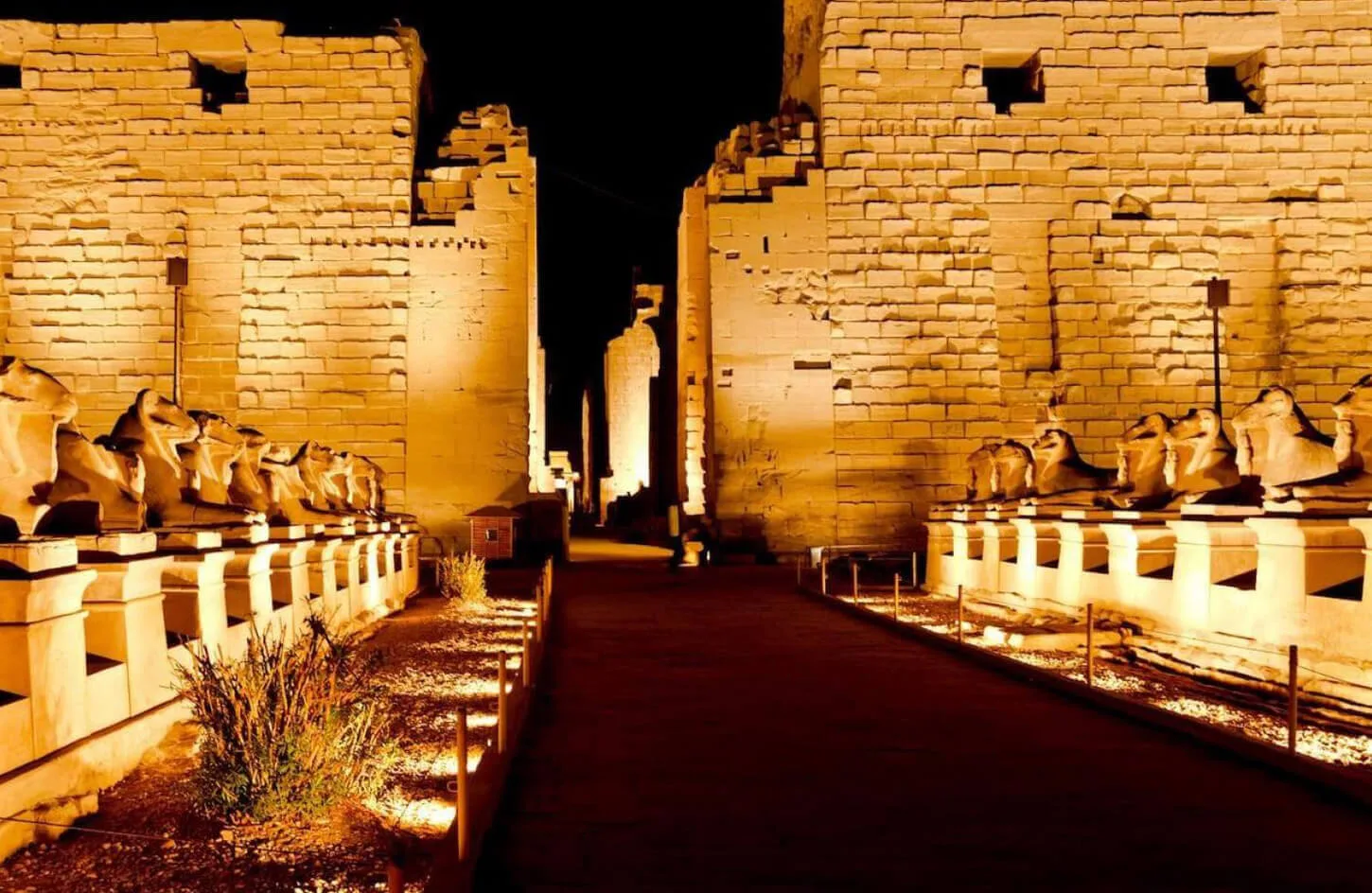 Sound and Light Show at Karnak Temple in Luxor
